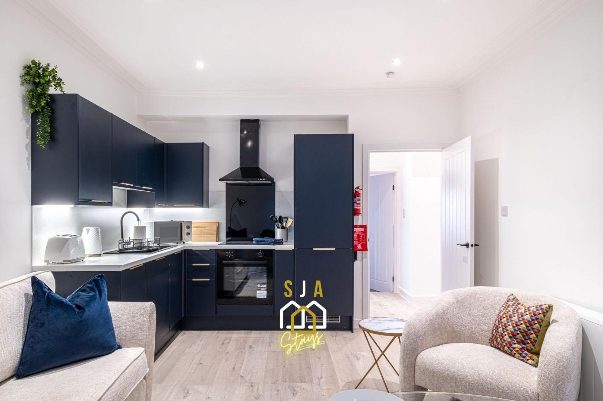 Holburn Hideaway - Sja Stays - Modern 2 Bed Apartment Aberdeen Exterior foto